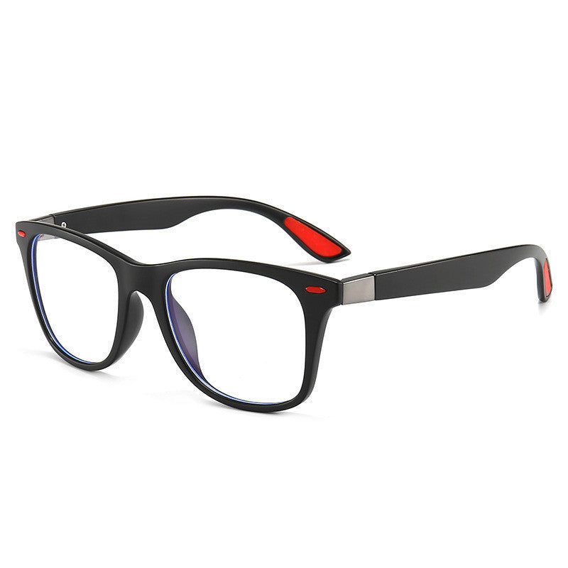 Anti-Blue Glasses Square Frame Flat Glasses Men And Women Frame Glasses