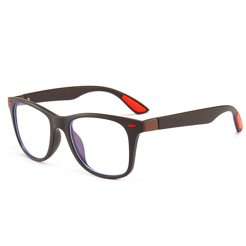 Anti-Blue Glasses Square Frame Flat Glasses Men And Women Frame Glasses