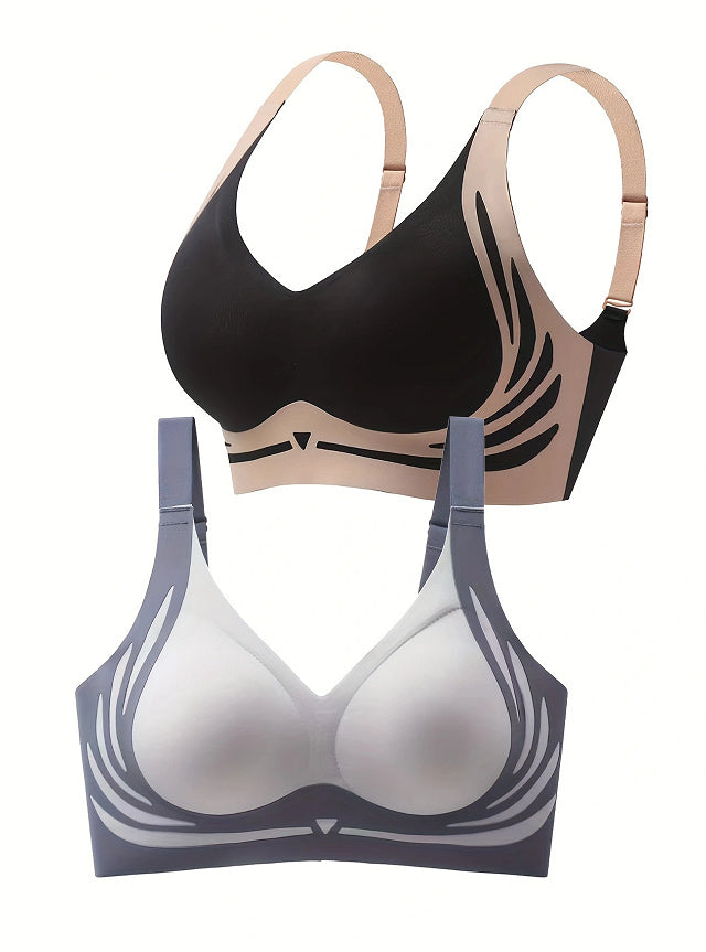 Anti-sagging Running Shock-proof Sports Fixed Cup Bra