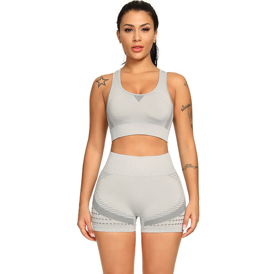 Bra shorts yoga sports suit